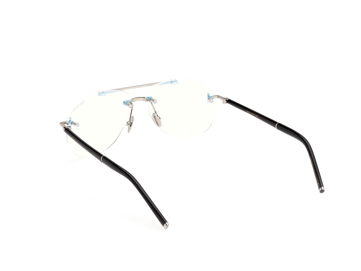Tom Ford Private Collection TF6147 Shiny Palladium / Black Horn