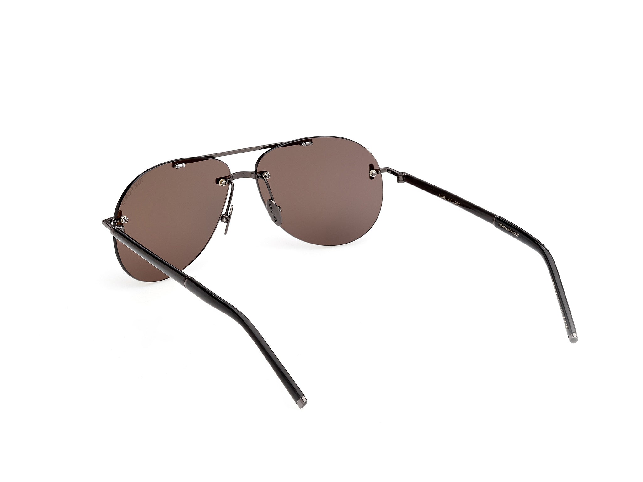 Tom Ford Private TF1375 Shiny Gunmetal / Black Horn