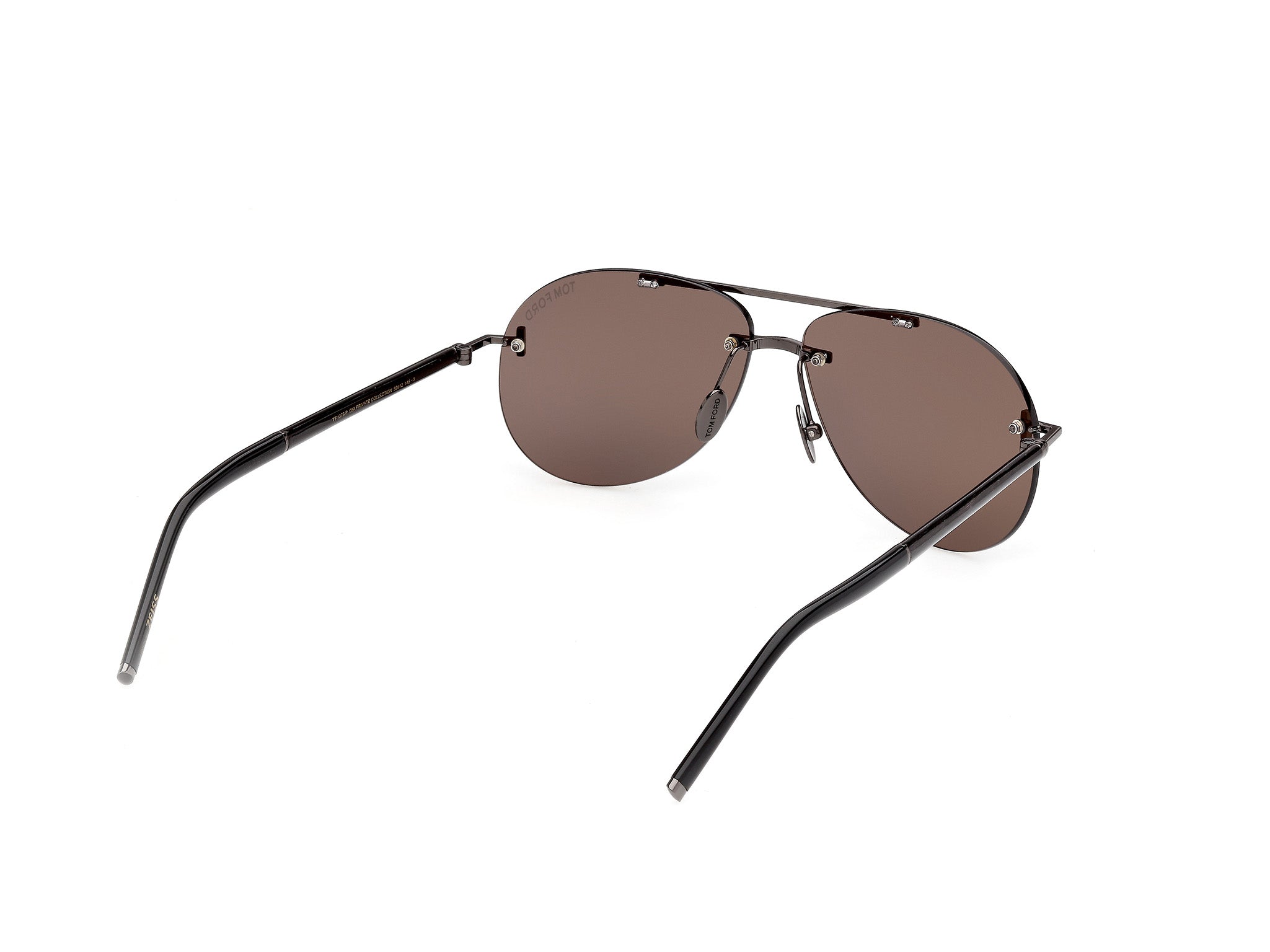 Tom Ford Private TF1375 Shiny Gunmetal / Black Horn