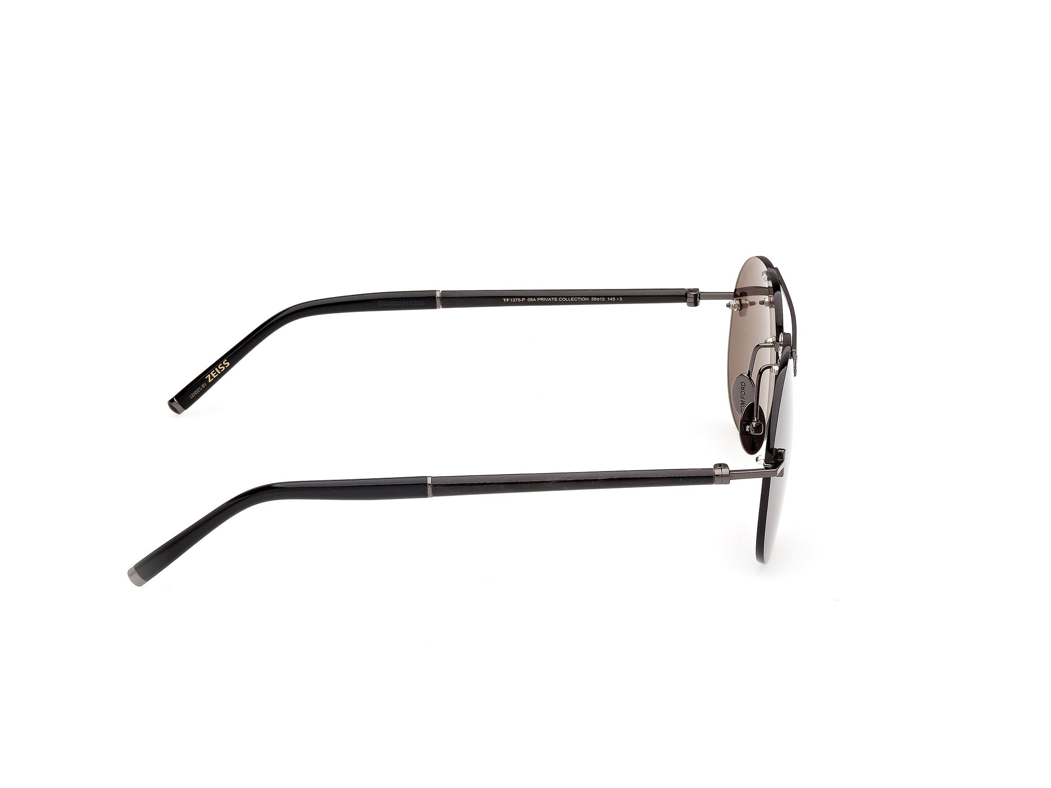 Tom Ford Private TF1375 Shiny Gunmetal / Black Horn