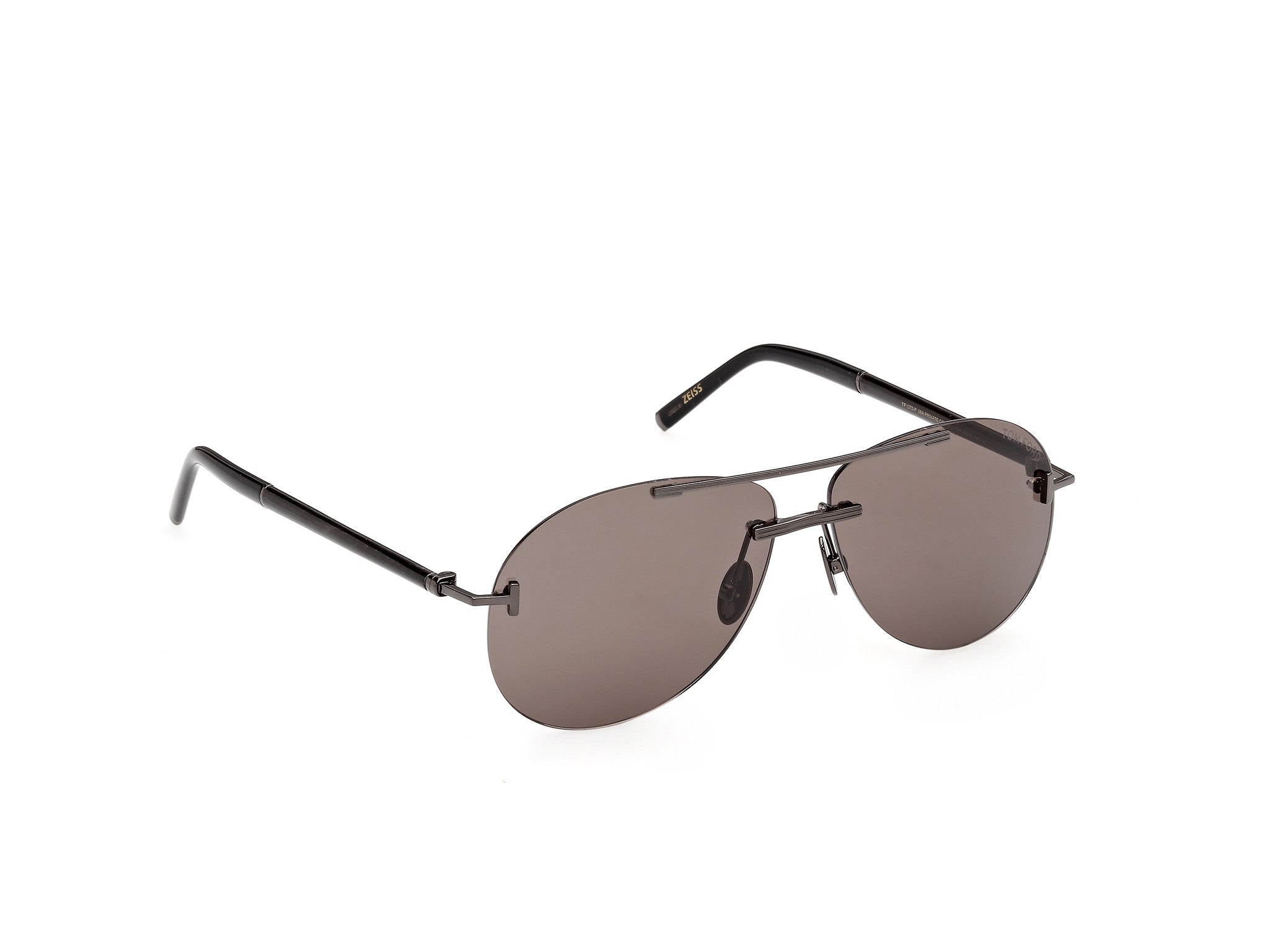 Tom Ford Private TF1375 Shiny Gunmetal / Black Horn