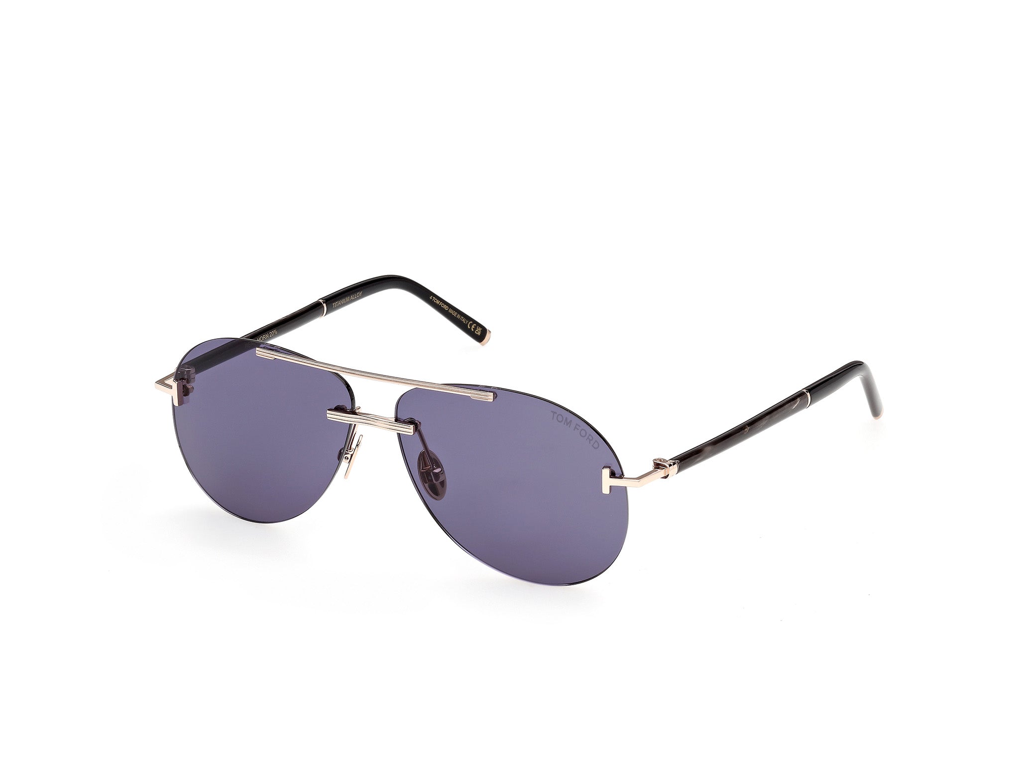 Tom Ford Private TF1375 Shiny Rose Gold / Black Horn