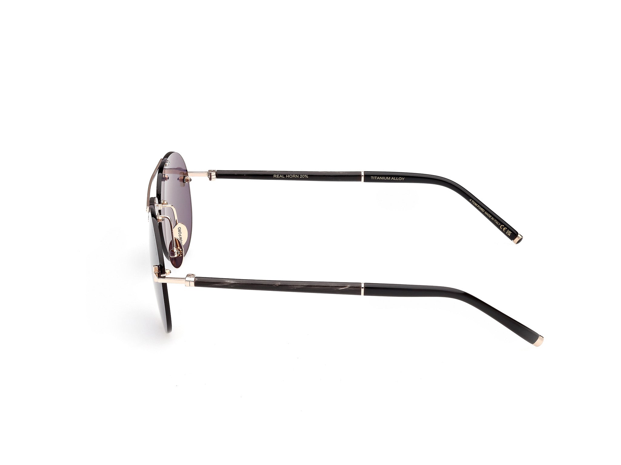 Tom Ford Private TF1375 Shiny Rose Gold / Black Horn