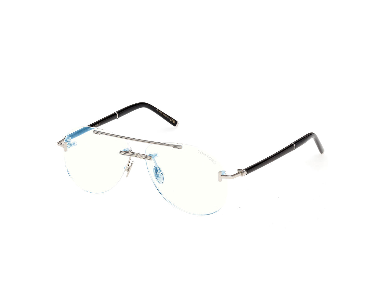 Tom Ford Private Collection TF6147 Shiny Palladium / Black Horn