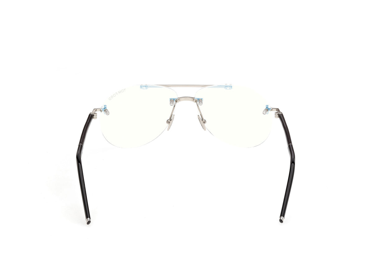 Tom Ford Private Collection TF6147 Shiny Palladium / Black Horn