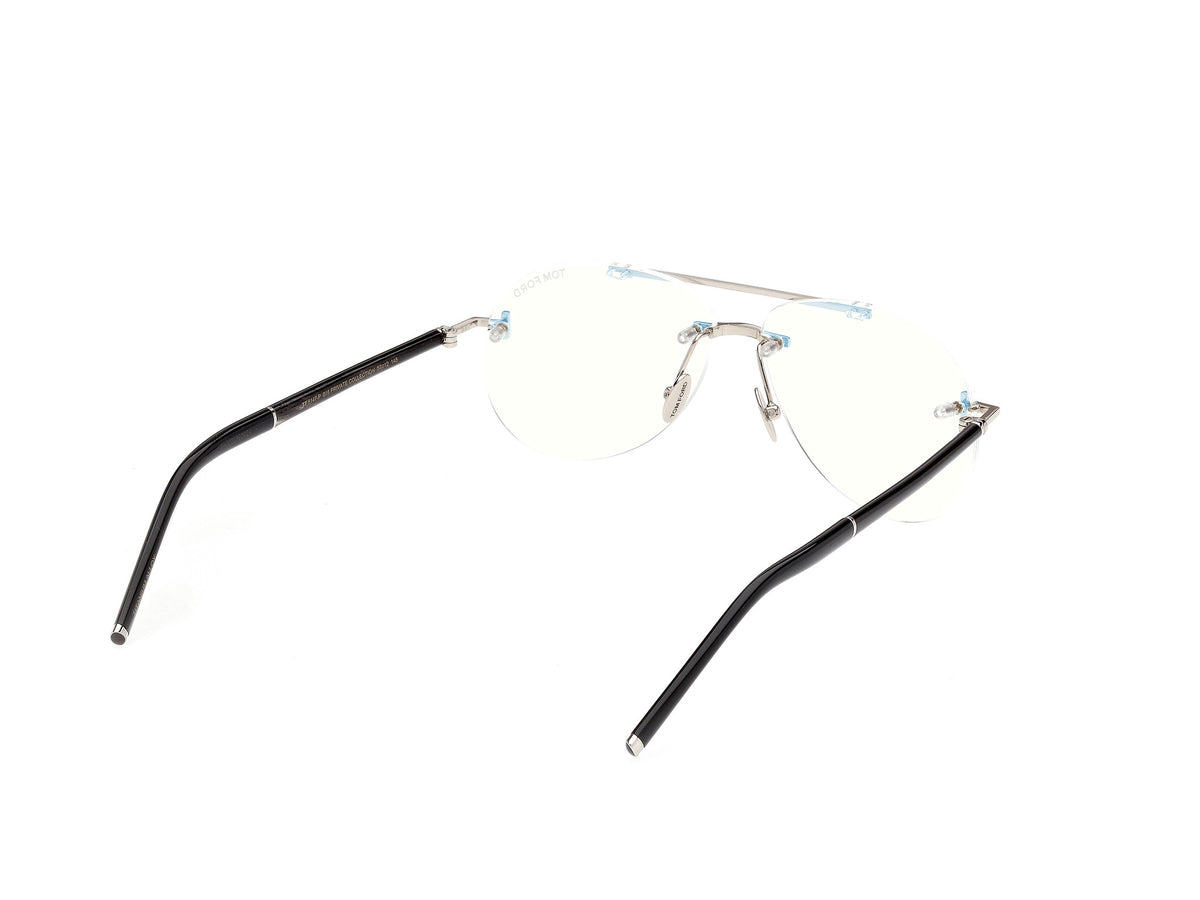Tom Ford Private Collection TF6147 Shiny Palladium / Black Horn