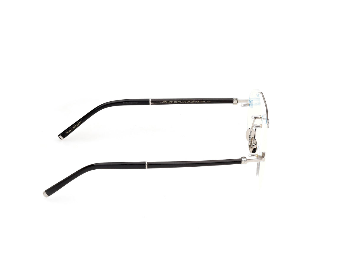 Tom Ford Private Collection TF6147 Shiny Palladium / Black Horn