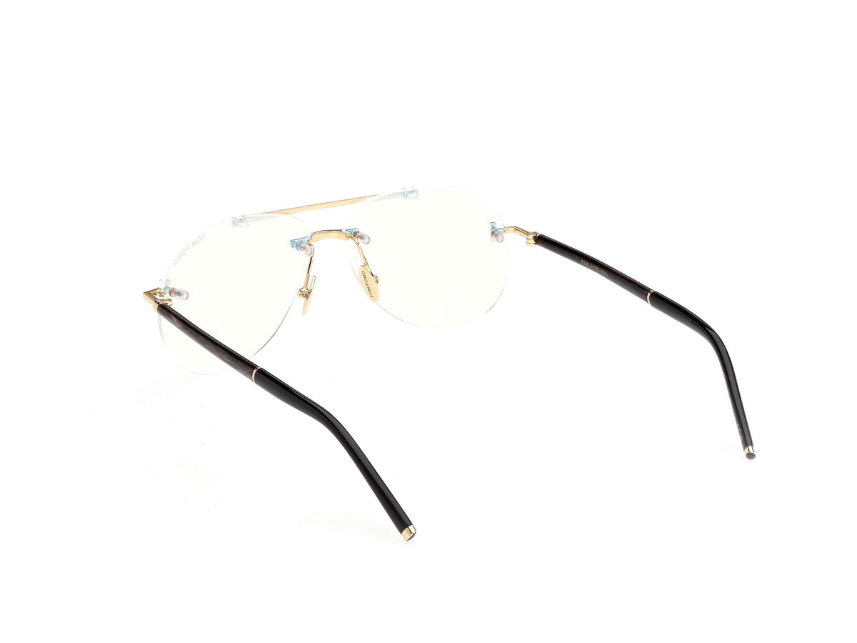 Tom Ford Private Collection TF6147 Shiny Deep Gold / Black Horn