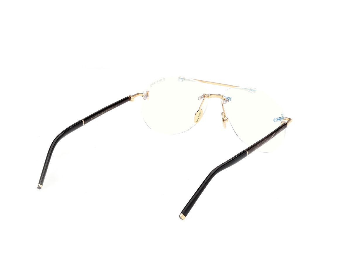 Tom Ford Private Collection TF6147 Shiny Deep Gold / Black Horn