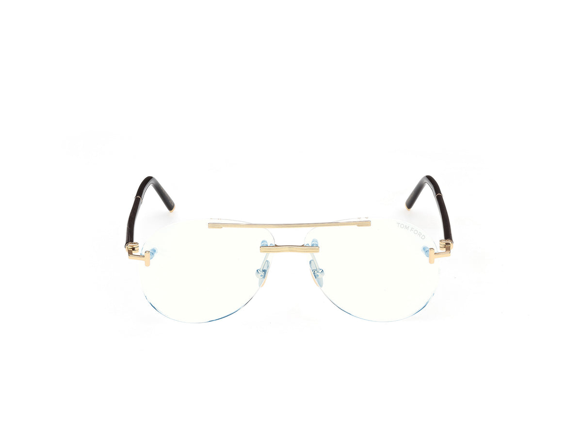 Tom Ford Private Collection TF6147 Shiny Deep Gold / Black Horn