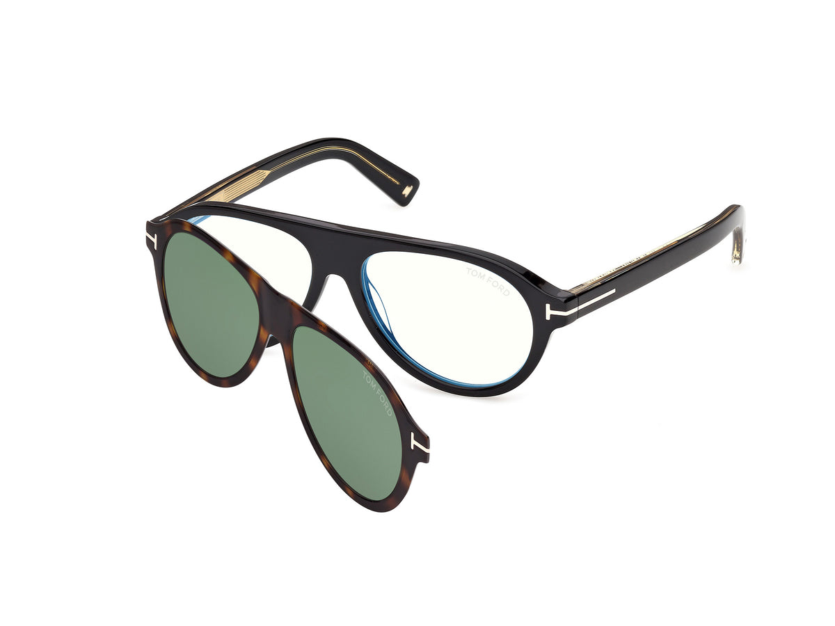 Tom Ford Icon TI5017 Shiny Black / Shiny Black