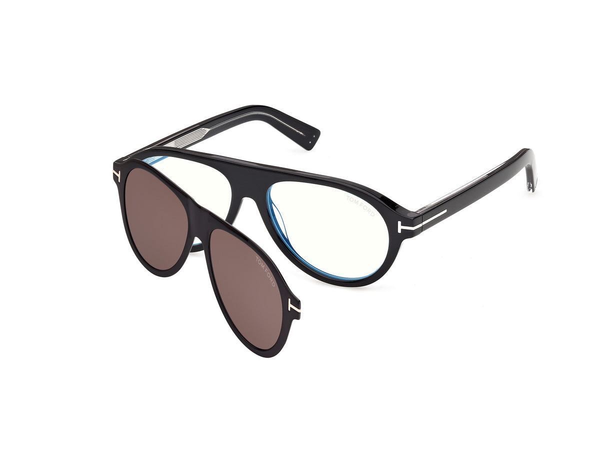 Tom Ford Icon TI5017 Shiny Black / Shiny Black
